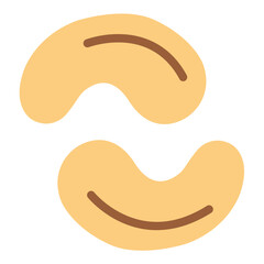 Vector Design Cashew Icon Style