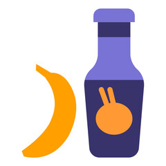 Fototapeta premium Vector Design Fruit Gel Icon Style