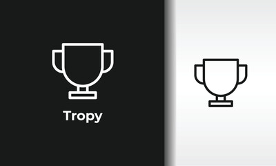 Tropy Vector, Icon Or Logo Sign Isolated Symbol Illustration