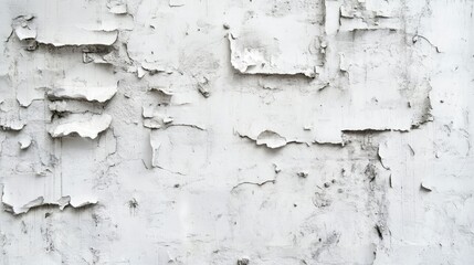 Obraz premium Abstract Texture: Peeling White Wall