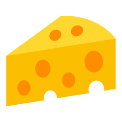 Vector Design Cheese Charm Icon Style
