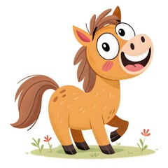 horse vector for kids