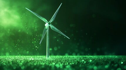 Sustainable Energy: Futuristic Windmill Design