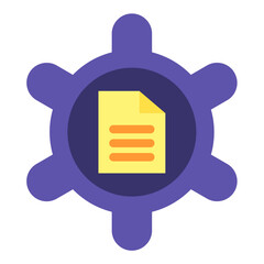 Vector Design Batch Processing Icon Style