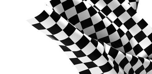The checkered flag waves signaling the finish line