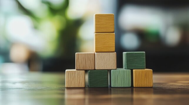 Wooden Building Blocks: Creative Playtime