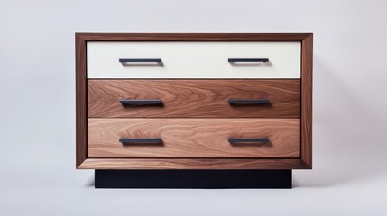 Modern Wooden Chest of Drawers with Sleek Design