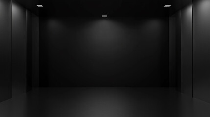 Abstract dark background Presenting Black room texture background , Elegant black background with soft lighting,