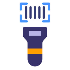 Vector Design Barcode Scanner Icon Style