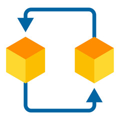 Vector Design Beta Version Icon Style