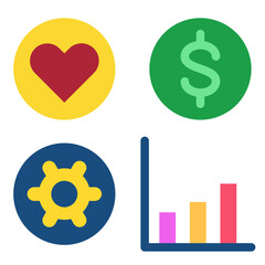 Vector Design Product Life Cycle Icon Style