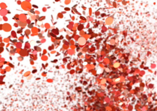 Abstract Red Circles Background - Powered by Adobe