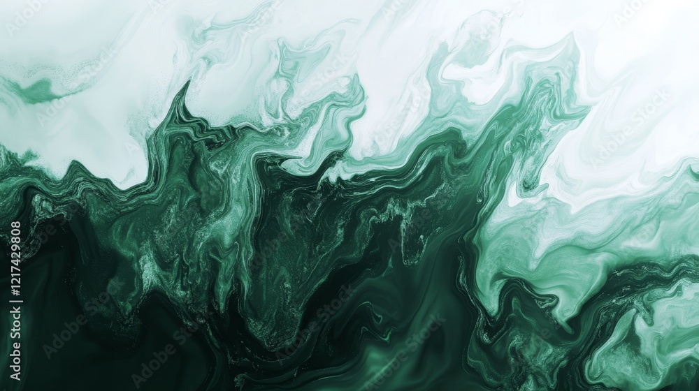 Poster green and white vector gradient abstract background design