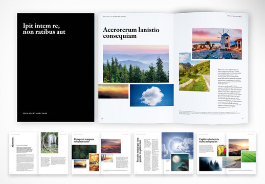 Refined Elegance Magazine Design
