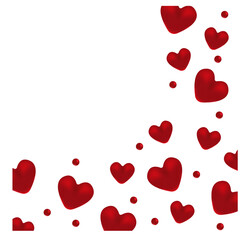 Red Hearts Decorative Graphic Design