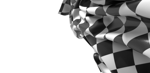 The checkered flag waves signaling the finish line