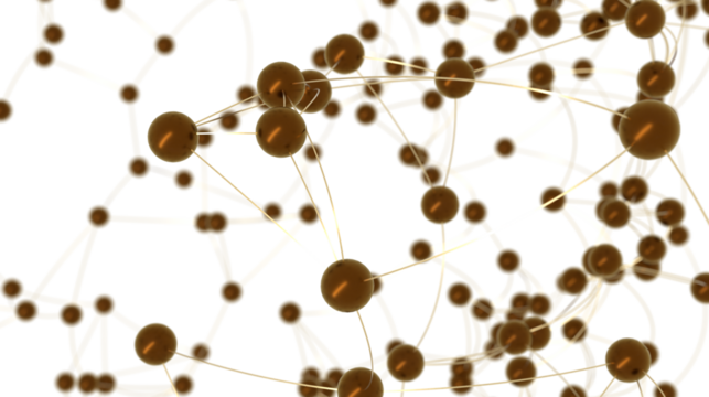 Abstract Network of Golden Spheres