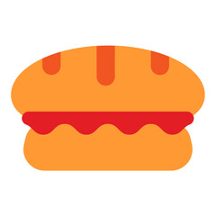 Vector Design Sandwich Icon Style