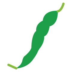 Vector Design Green Beans Icon Style
