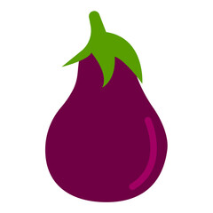 Vector Design Eggplant Icon Style