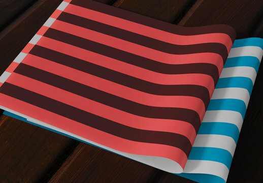 Stacked Wrapping Paper Mockup Set