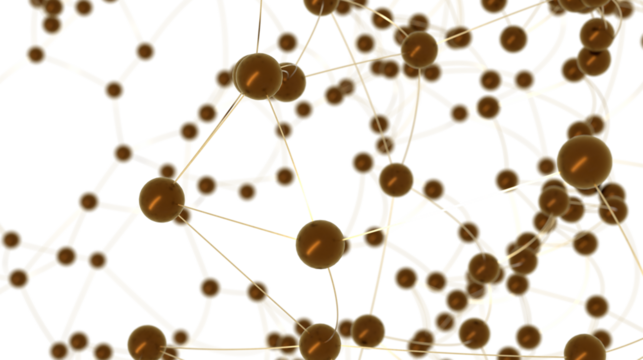 Abstract Network of Golden Spheres