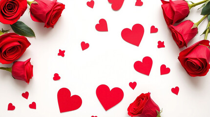 Beautiful Valentines Day Heart Shaped Flowers Arranged for Romantic Gift Giving Occasion
