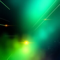 Modern futuristic elements, soft cinematic haze, smooth gradient transitions, and a black, dark blue, green, emerald, petrol, teal, lime, yellow, and white abstract background 