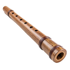 Naklejka premium flute isolated on white