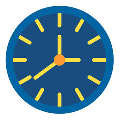 Vector Design Clock Icon Style