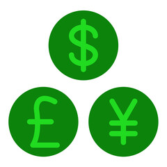 Vector Design Currency Icon Style