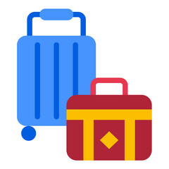 Vector Design Luggage Icon Style
