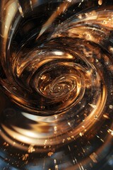 Mesmerizing Disco Ball Reflections with Swirling Retro Lights and Glamorous Backdrop