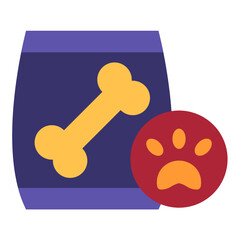Vector Design Pet Food Icon Style