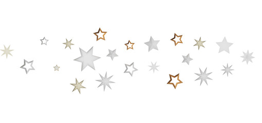 A beautiful arrangement of twinkling stars, shining brightly against a dark background. The stars are in various sizes and colors, creating a mesmerizing visual display.