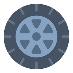 Vector Design Wheel Icon Style