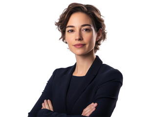 Isolated Professional Business Woman Portrait