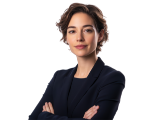 Isolated Professional Business Woman Portrait