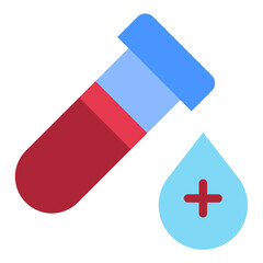 Vector Design Blood Test Icon Style