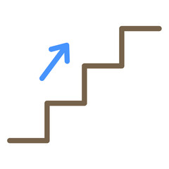 Vector Design Stairs Icon Style