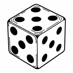 dice on white