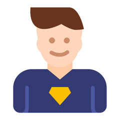 Vector Design Wellness Hero Icon Style