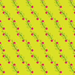 seamless pattern with flowers