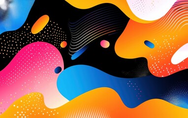 Futuristic big data illustration, vibrant flow of digital information converting into structured data, AI and data science theme