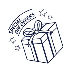 E-commerce and shopping icon vector illustration in white background