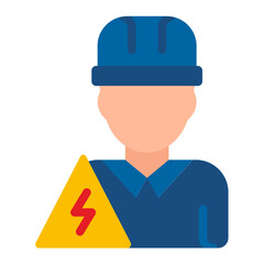 Vector Design Electrical Engineer Icon Style