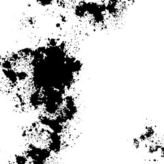 Grunge old detailed black texture. Vector background	