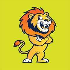 Lion Mascot logo