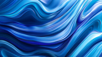 This vibrant graphic feature playful blue waves, merging modern design Abstract blue background with waves, sea ocean water curve ripple. 
