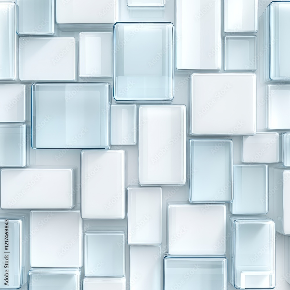 Poster abstract geometric background with translucent rectangles